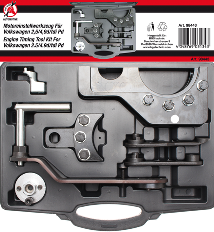 Kit de calage moteur pour pompe d’injection VAG 2.5 / 4.9D / TDI