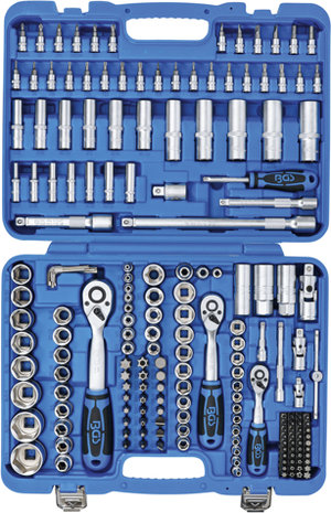 Jeu de douilles 6,3 mm (1/4) / 10 mm (3/8) / 12,5 mm (1/2) en pouce 192 pieces