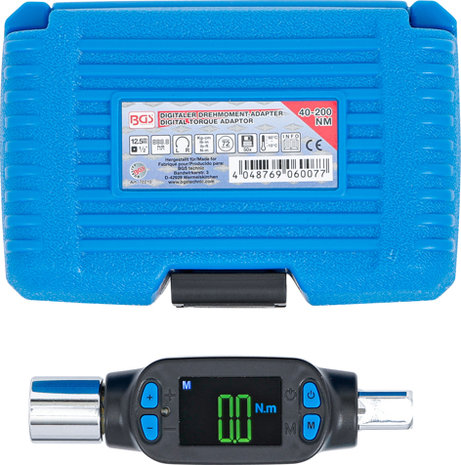 Adaptateur dynamometrique numerique 12,5 mm (1/2) 40 - 200 Nm