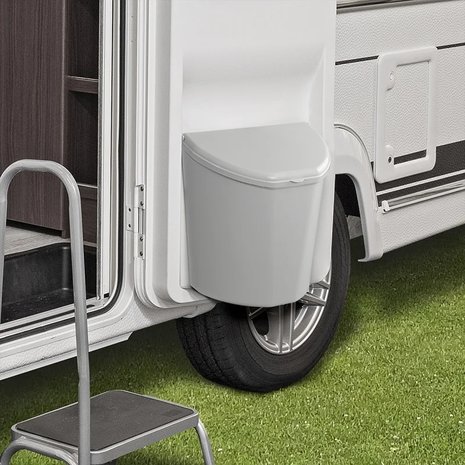 Poubelle avec couvercle 10L pour caravane/camping-car