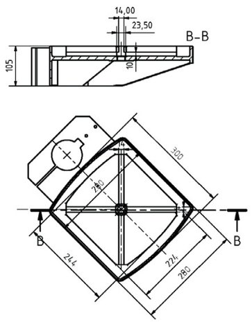 Perceuse d'etabli vario diametre 24 mm 3x400V