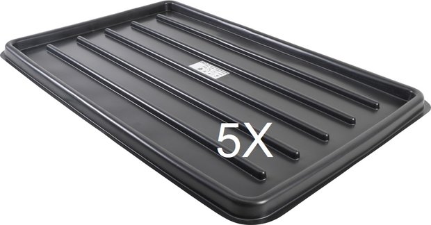 Bac de collecte dhuile extra-plat 7 litres x5 pieces