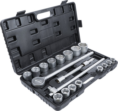 Coffret de douilles 20 mm (3/4) 19 - 50 mm 20 pieces