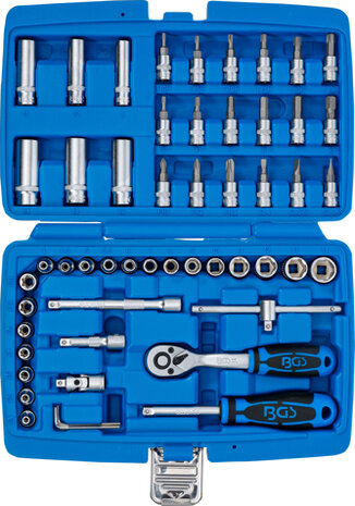 Coffret de douilles 6,3 mm (1/4) 53 pieces