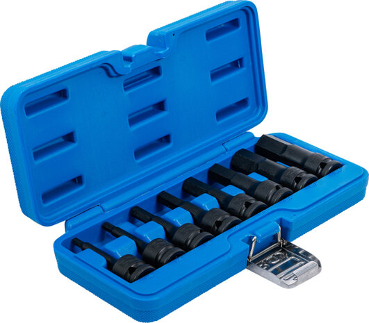 Ensemble de prise de bits impact de 8 pieces, int. Hex. 5-19 mm, 1/2