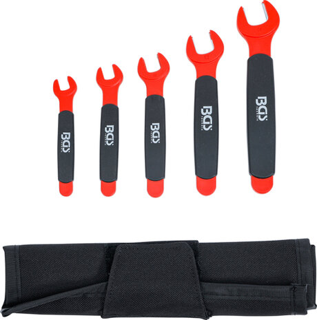 5-pieces VDE Open End Spanner Set, 7-14 mm