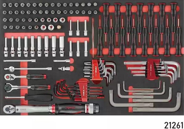 Chariot a outils bleu a 8 tiroirs avec 405 outils (EVA)