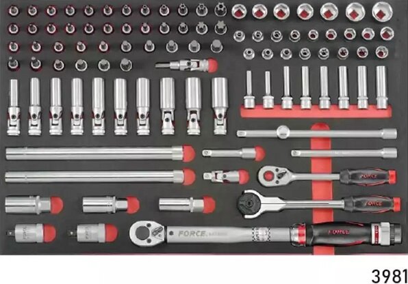 Chariot a outils bleu a 8 tiroirs avec 405 outils (EVA)