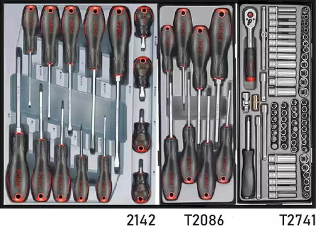 Chariot a outils a 8 tiroirs avec 325 outils (S&M)