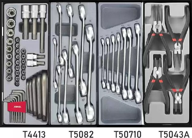 Chariot a outils a 8 tiroirs avec 325 outils (S&M)