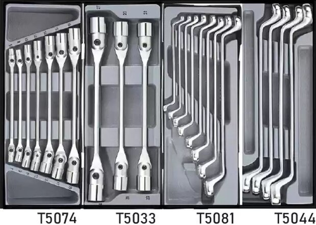 Chariot a outils rouge a 8 tiroirs avec 286 outils