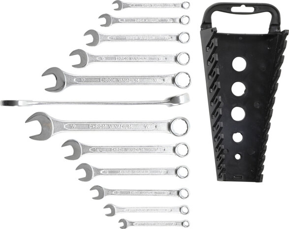 Jeu de cles mixtes 6 - 22 mm 12 pieces