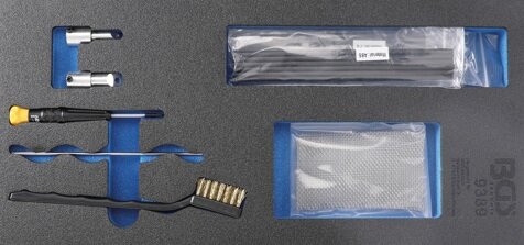 Kit d'accessoires pour kit de reparation en plastique avec soudeuse gaz BGS 9388