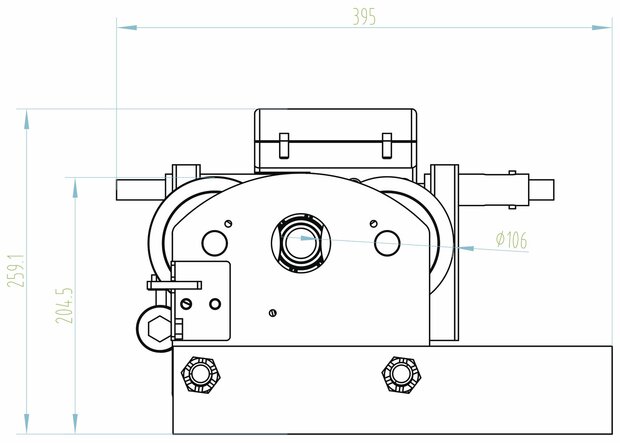 Palan electrique 200/400kg