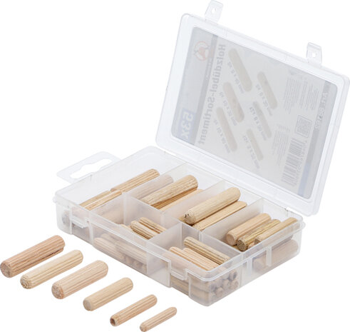 53 pieces en bois Assortiment Cheville