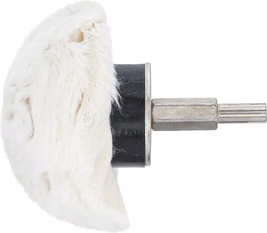 Tete de polissage forme de champignon empreinte six pans male (1/4)