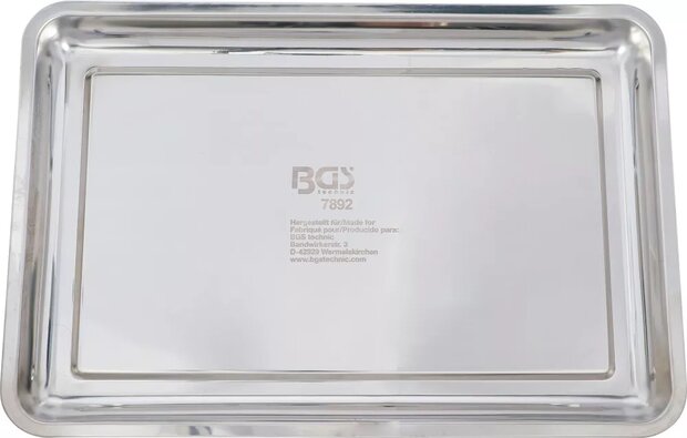Bac de collecte acier inoxydable 600 x 400 mm 9 l