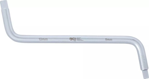 Cle vidange speciale pour Peugeot 8 - 10 mm