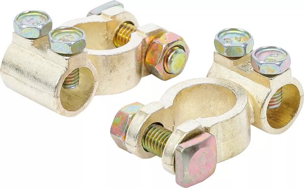 Jeu de bornes rondes de batterie