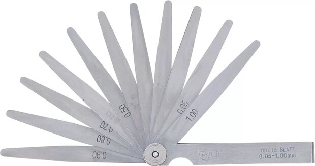 Jauges de precision lame de 13 poches