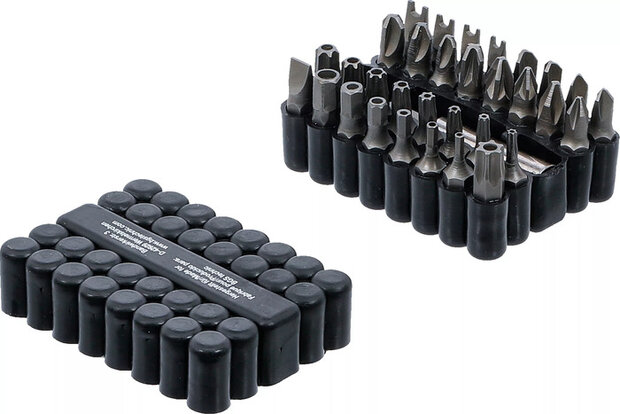 Jeu d'embouts courts (1/4) divers profils 33 pieces