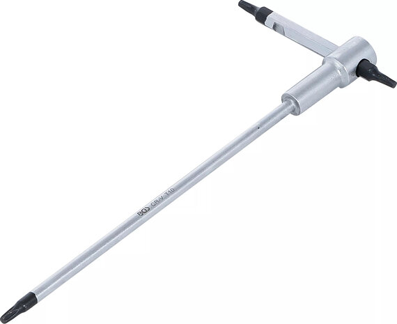 Jeu de tournevis avec poignee en T coulissante profil T (pour Torx) T10 - T50 9 pcs