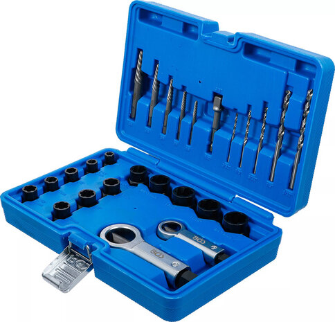 Douille a profil spirale / jeu d'extracteur de vis et de casse-ecrous 26 pcs