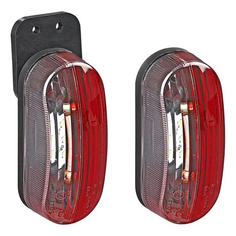 Feu de largeur LED rouge/blanc gauche