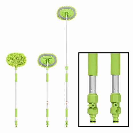 Brosse de lavage chenille manche telescopique 1,65 metres