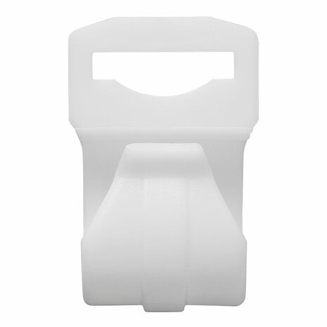 Clip de tente pour mat de tente 20-25mm avec fente blanc
