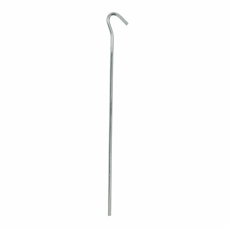 Piquet de tente 25cm metal avec oeil ouvert