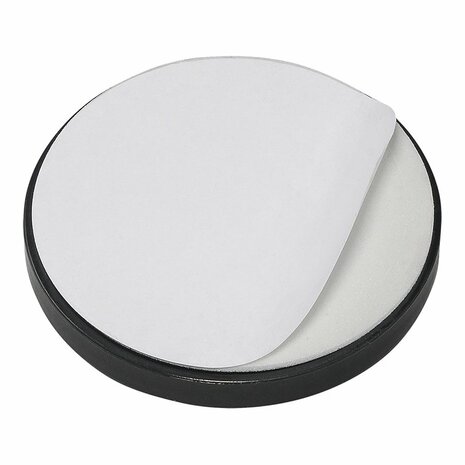 Reflecteur blanc 58 mm autocollant avec plaque de base