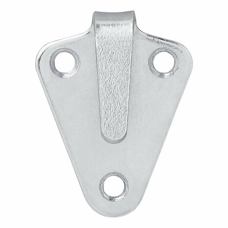 Crochet de corde en metal 40x45mm courbe