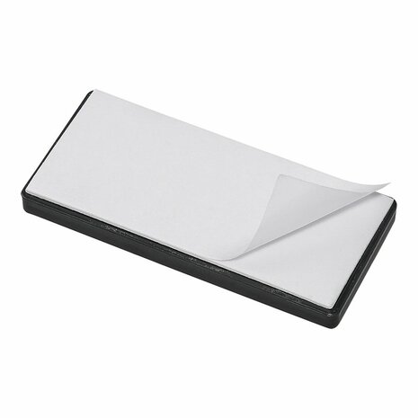 Reflecteur orange 85x39mm autocollant avec plaque de base