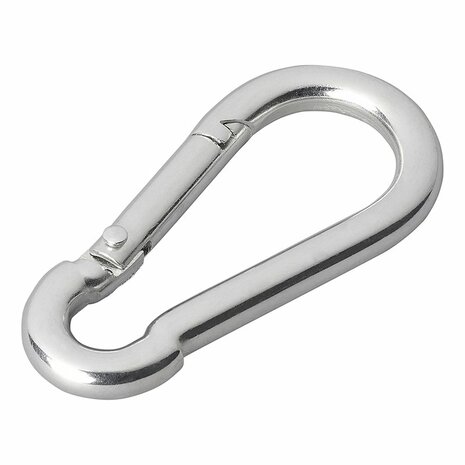 Mousqueton metal 6x60mm x10 pieces