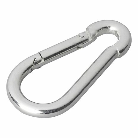 Mousqueton metal 6x60mm x10 pieces