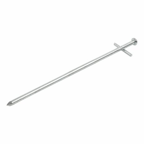 Goupille de roche 23cm en metal avec goupille transversale soudee