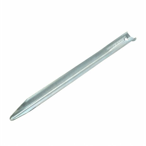 Piquet de tente 30cm metal demi-rond