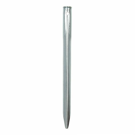 Piquet de tente 30cm metal demi-rond