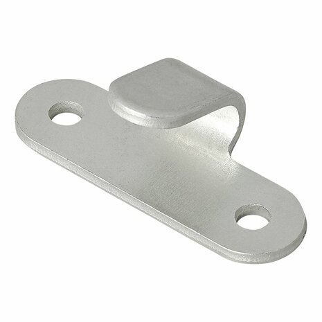 Crochet de corde metal 65x27mm coude