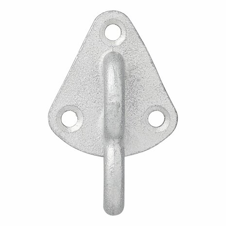 Crochet de corde en metal avec oeil 70 x 45 mm