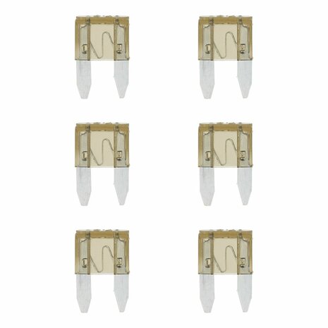 Fusibles mini 7,5A marron 6 pcs en blister