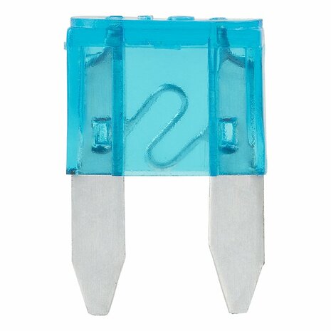 Fusibles a lame mini 15A bleu 6 pcs en blister