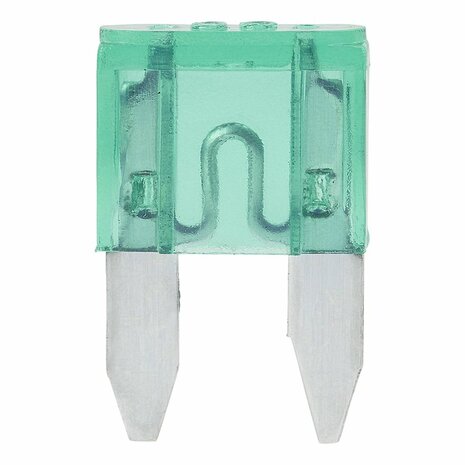 Fusibles a lame mini 30A vert 6 pcs en blister