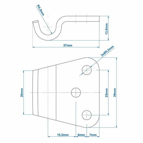 Contre piece pour tendeur SPP Z-11