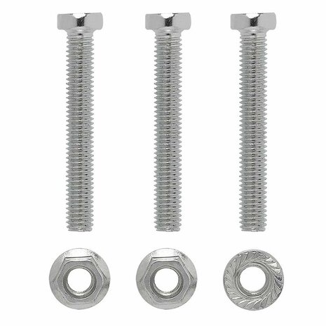 Jeu de vis M8 6 pieces pour douille sous blister