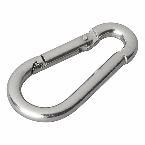 Mousqueton en acier inoxydable 5x50mm x10 pieces