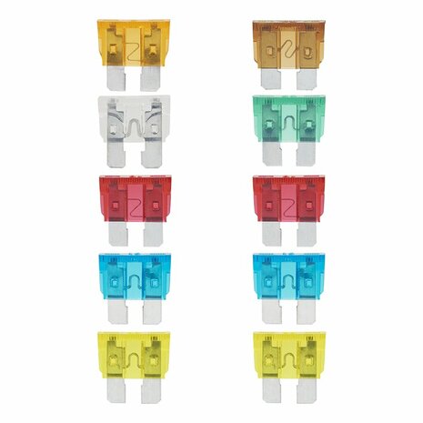 Fusibles standard assortis 10 pieces sous blister