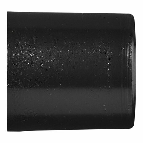 Tube de drainage piece de reduction dia 28 mm a dia 17 mm PE noir