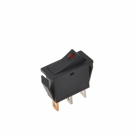 Interrupteur a bascule LED rouge 12V 24V-max. 10A sous blister